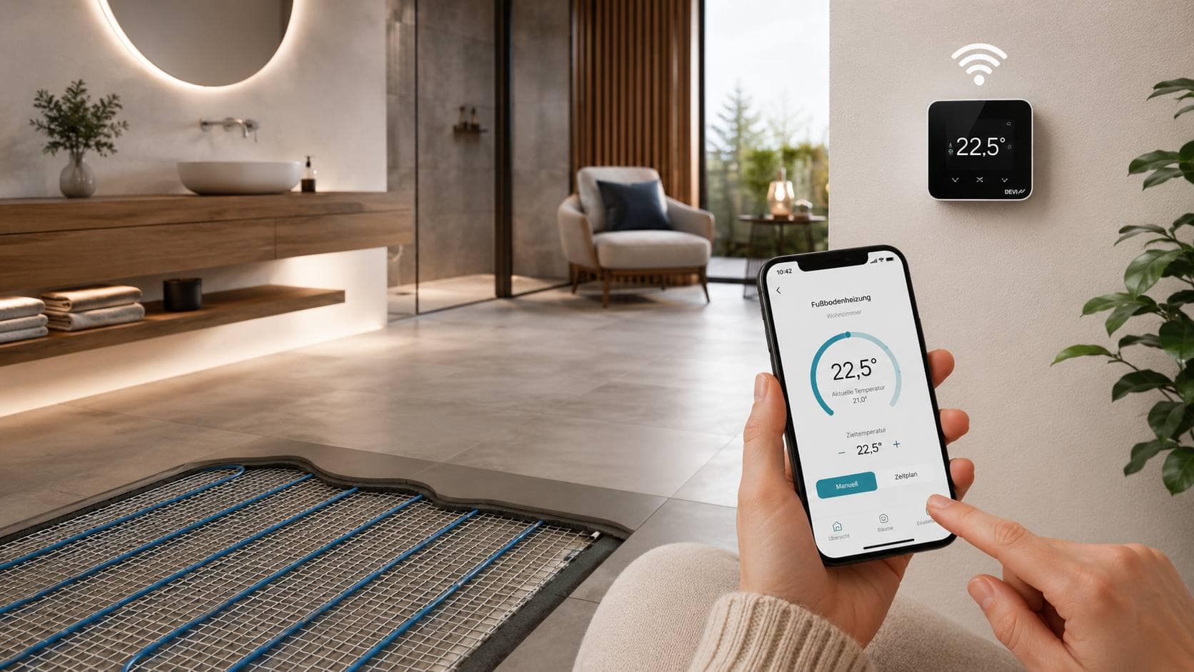 Wann ist win WiFi Thermostat mit elektrischer Fußbodnehizung sinnvoll